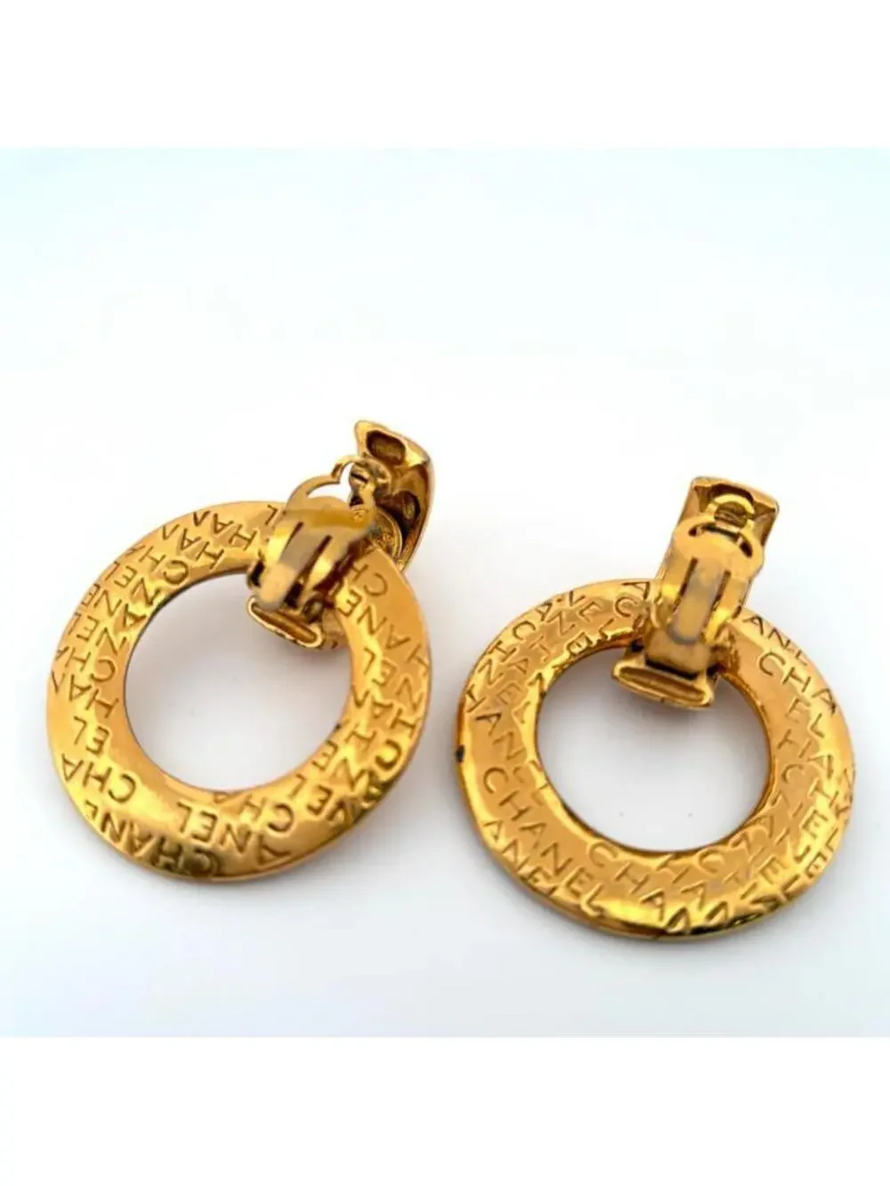 Chanel Vintage Clip-On Earrings Logo #247075C60B